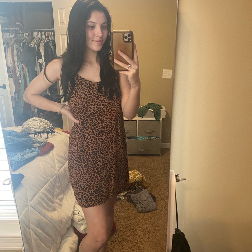 Aeropostale Cheetah Print mini dress